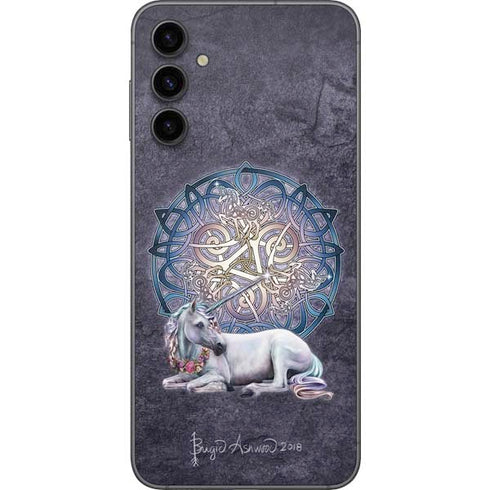 Brigid Ashwood Celtic Unicorn Galaxy A14 5G Skin